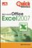 Quick Reference: Microsoft Office Excel 2007